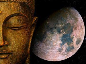 Buddha and the Moon