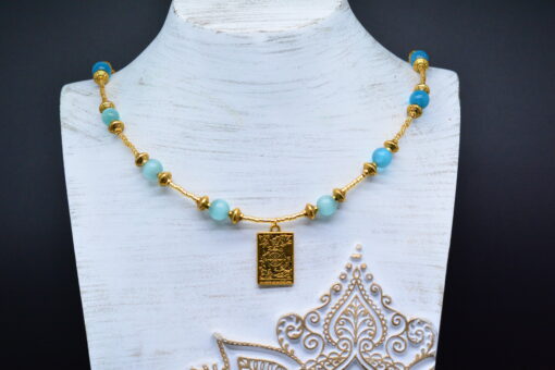 Tarot Charm Necklace - Wheel of Fortune