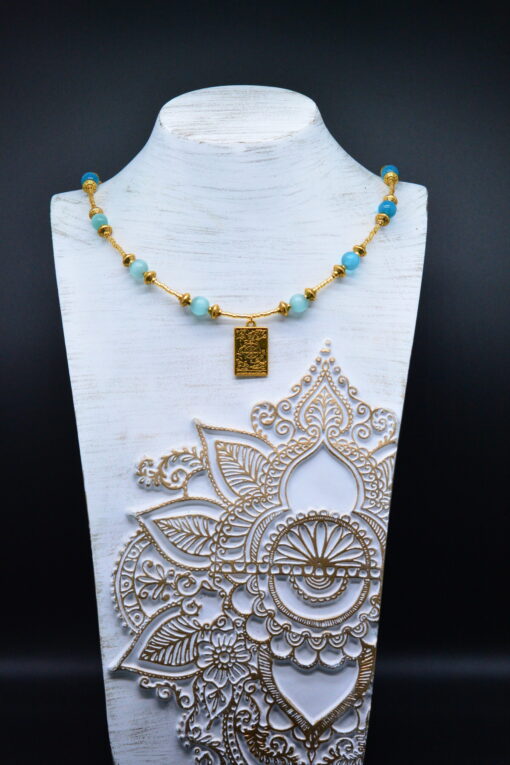Tarot Charm Necklace - Wheel of Fortune