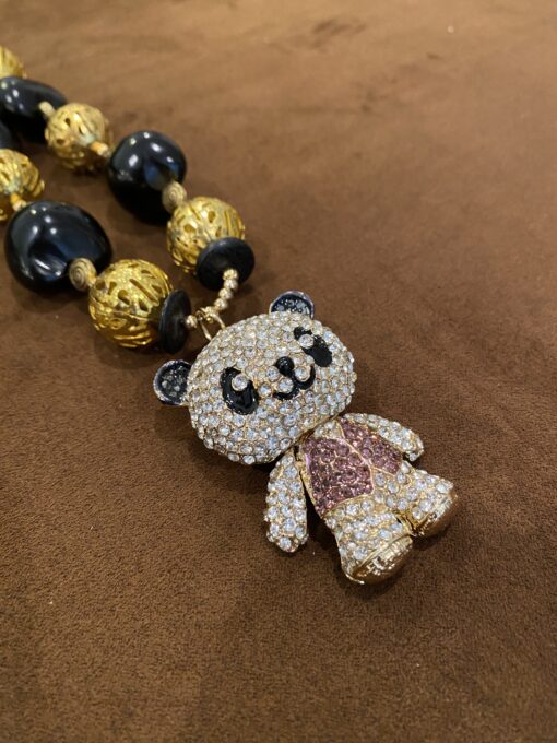 Sparkly Panda Necklace