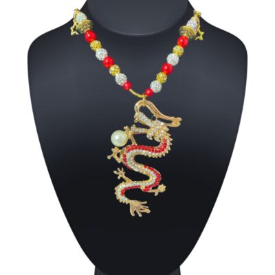 Red Dragon Pearl Necklace