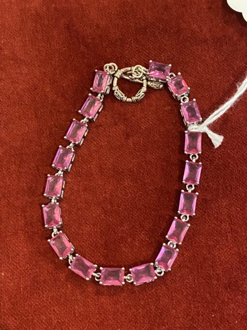 pink tormaline bracelet