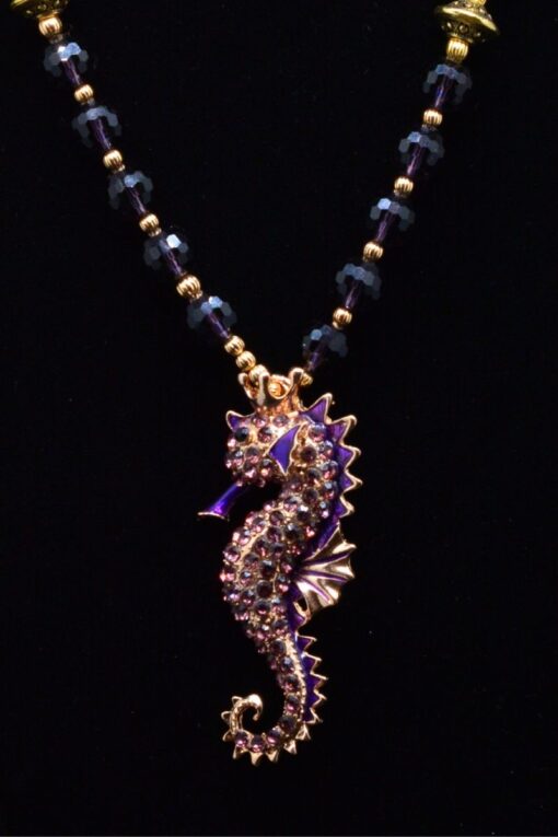 Sparkle Seahorse Necklace