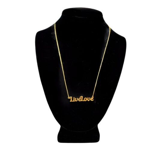 Live Love 14K gold necklace