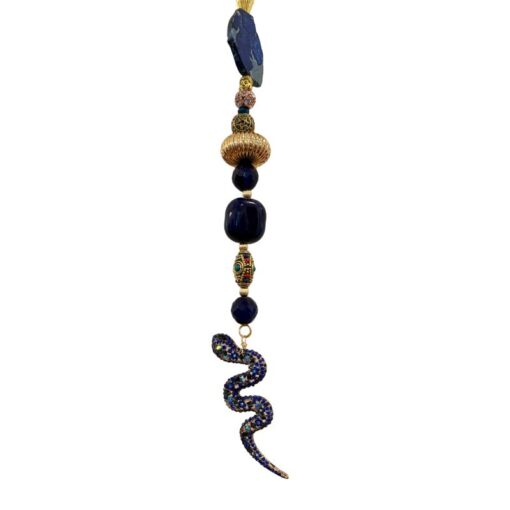 Blue Bling Year of the Snake House Jewelry