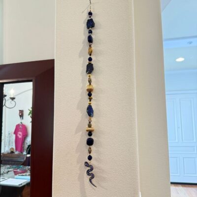 Blue Bling Year of the Snake House Jewelry
